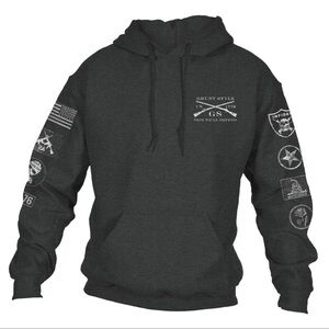 NEW Grunt Style Patches style hoodie Large